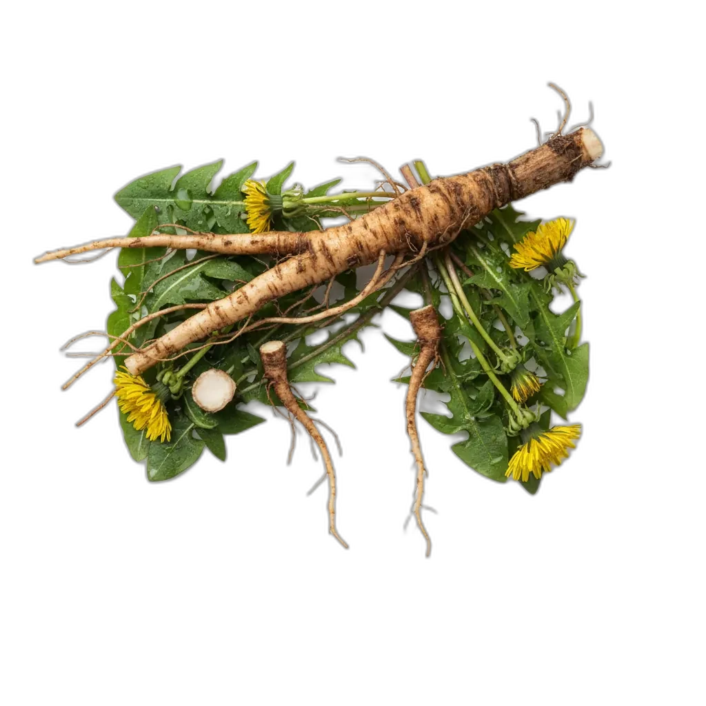 Löwenzahnwurzel — natürlicher Bestandteil für Vitalität